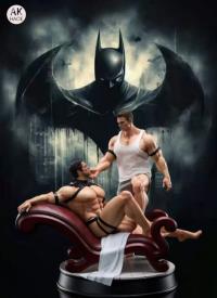 予約 AK-HAOE Studio Marvel & DC AK Batman & Captain America スタチュー DX95285R