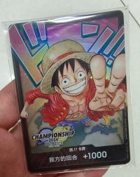 2025 One Piece TCG Monkey D. Luffy ‘thud’ World Championship Chinese Card NM