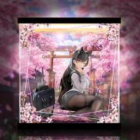 予約  WAVE 愛宕【学園トロイメライ】1/7  専用 展示ケース 桜バージョン ZSH01436871U