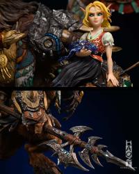 予約 HAOZI Studio  World of Warcraft Cairne Bloodhoof  73cm  スタチュー    DX388539