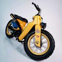 trickyman12 1/6 "SUPER CUB" SCRAMBLER motorcycle (Camel ) アクションフィギュア BR813199K