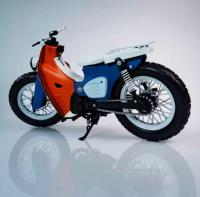 trickyman12 1/6 "SUPER CUB" SCRAMBLER motorcycle (Gulf Oil ) アクションフィギュア BR133498M