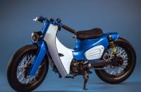 Moto Super Cub (Blue/White Ver.) 1/6 Scale Motorcycle アクションフィギュア BR884411U