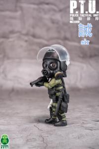 Trickyman TM014-2 PTU Riot Police Series アクションフィギュア BR994455A