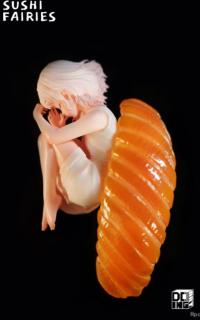 予約  WeArtDoing   Sleeping Beauty-Sushi Fairies-Salmon   10.4cm  フィギュア  SB555928