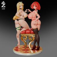 予約 Alice21 Studio 1/6 Mythra & Pyra スタチュー DX287594O