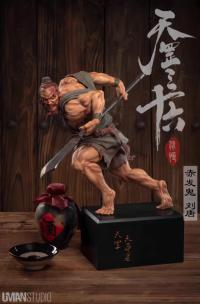 悠慢/UMAN Water Margin   水滸・天罡三十六  赤髪鬼 劉唐  1/6 &  1/4 スタチュー   DX15135P