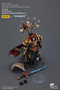 予約 JOYTOY Black Legion Abaddon the Despoiler with Drach'nyen and the Talon of Horus  1/18 アクションフィギュア JT02922