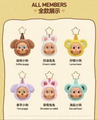 POPMART   「おいしいひとときシリーズシリーズ」 イヤホンケース    ブラインドボックス     1box 6体 全7種   MH25496L