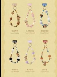 POPMART   「おいしいひとときシリーズシリーズ」スマホストラップ     ブラインドボックス     1box 6体 全7種   MH14962E