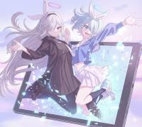 予約 ZTR Studio  ブルーアーカイブ Blue Archive  Alona & Plana 1/5.5  スタチュー   DX9561