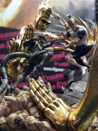 お取り寄せ Figurama HUNTER×HUNTER ハンター×ハンター フィギュア ネテロ　メルエム スタチュー 塗装済み 完成品