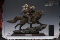 DAMTOYS  DMLW014 EPIC SERIES:10INCHES WARCRAFT - BLACKHAND RIDING WOLF スタチュー