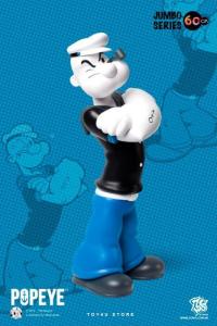 ZCWO Popeye ポパイ 60cm ビニール フィギュア  白黒版