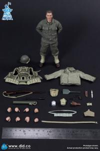  DID 第二次世界大戦米軍遊騎兵第二弾狙撃手ジャックソン  1/12 スケールアクションフィギュア XA80009