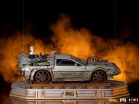 予約 iron studios アイアンスタジオ DeLorean III - Back to the Future Part III 1/10 スタチュー 塗装済み 完成品