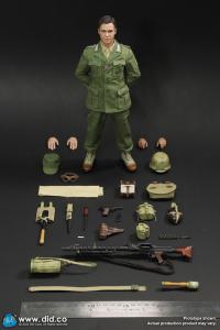   DID  World War II North African Army Machine Gunner BIESSE 1/6  アクションフィギュア D80158