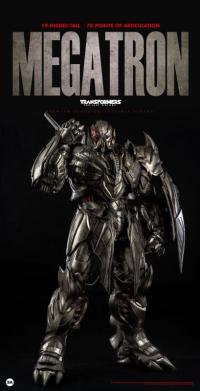 予約 Threezero x 3A TOYS  Transformers：The Last Knight  Megatron   アクションフィギュア 3Z03830W0  DELUXE EDITION