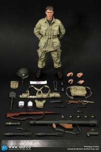  DID WWII US 101st Airborne Division Ryan 2.0 (Deluxe Edition) 1/6 アクションフィギュア A80161S  Deluxe Edition