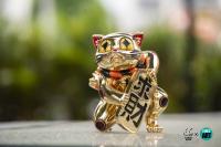 予約 PANDA KING x FORCE ART  情緒招き猫  金を求めて渇くが如し   20cm  フィギュア  