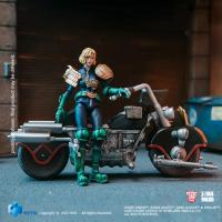 予約 HIYA  Judge Dredd Judge Anderson and Motorcycle set  1/18  アクションフィギュア  EMJ0037