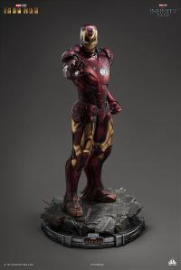 予約 QUEEN STUDIOS  Iron Man Mark3  1/2  スタチュー DELUXE Ver