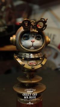 予約 STEAMARTS  CRAZY CAT MR.BLUE    H17cm  フィギュア