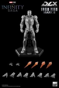 Threezero DLX The Infinity Saga  Iron Man Mark 2    17.5cm アクションフィギュア  3Z04770C0