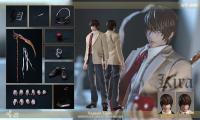 予約 GAMETOYS Yagami Light 1/6 アクションフィギュア GT-008UP シリカゲル素体