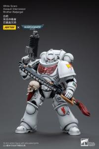 予約 JOYTOY    White Scars Assault Intercessor Brother Batjargal  1/18  アクションフィギュア  JT5291