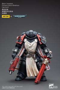 予約 JOYTOY    Black Templars Primaris Sword Brethren Harmund    1/18  アクションフィギュア   JT3846