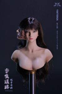 YMTOYS    双子の妹  植毛した女性が富江風を彫る    1/6    YMT090A