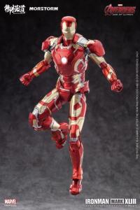 御模道   アベンジャーズ/エイジ・オブ・ウルトロン   Iron Man / アイアンマン  MK43     H=240mm    アクションフィギュア  未组立