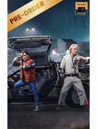 予約 Iron Studios    DeLorean Full Set Deluxe - Back to the Future  1/10  スタチュー    UNBTTF82323-10