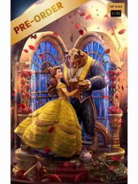  予約 Iron Studios  Beauty and the Beast Deluxe - Disney 100th 1/10 スタチュー DSNEY84223-10