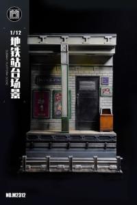 予約 mmmtoys   Subway Platform Scene  1/12   フィギュア  M2312