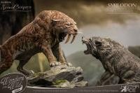 予約 Star Ace Toys Wonders of the Wild Smilodon & Dire Wolf Twin Pack Set   28cm スタチュー SA5037