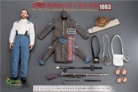 予約  QORANGE QOTOYS    The Texas Fourth Regiment of the American Civil War Allied Forces in Chickmoga 1863       1/6   アクションフィギュア  QOM-1033