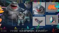 予約  RED STAR TOYS   The Shark Chief    1/6 アクションフィギュア  RS0001