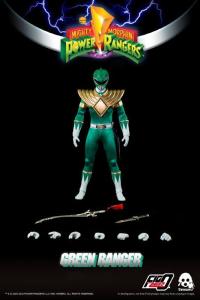 予約  Threezero x Hasbro   マイティ・モーフィン・パワーレンジャー    GREEN RANGER  1/6   アクションフィギュア  3Z02000W0