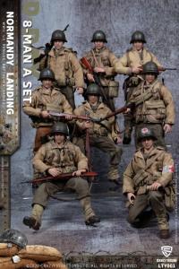 Crazy Figure     WWII U.S. Army On D-Day Deluxe Edition（Contains All Eight Figures）    1/12   アクションフィギュア  LTY001