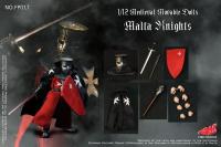 予約 FIRE PHOENIX   Die-casting alloy Medieval Malta Knights    1/12   アクションフィギュア  FP017