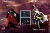 FIRE PHOENIX Die-casting alloy Medieval Malta Knights&Medieval Templar Knights Double Figure Set  1/12 アクションフィギュア FP020