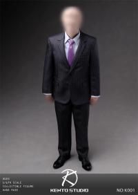 Kento Studio   Scale Men's Suit Set with body  1/6   頭彫りなし    K001