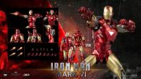 予約 Threezero   Marvel  The Infinity Saga   DLX  Iron Man  アイアンマン   Mark 6       17.5cm   アクションフィギュア  3Z05000C0