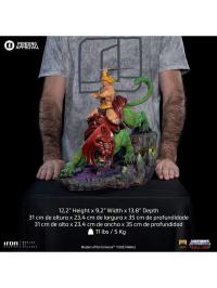 予約 Iron Studios  He-man and Battle Cat - Masters of the Universe   1/10  スタチュー HEMAN96823-10