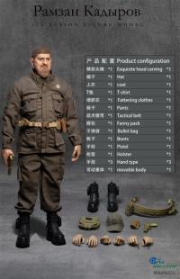 予約 WOLFKING    Chechnya's Mighty President   1/6   アクションフィギュア   WK-89028A 