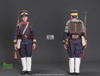 QOTOYS    Japanese Invaders 27th Wing in LvShunKou 1904  1/6   素体なし 頭彫りなし QOM-1038