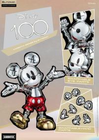  BLITZWAY  D100 Mickey Mouse （Chrome Ver.）  10cm  フィギュア    BW-CA-10508