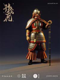 予約 胶宗模玩Studio x 龙渊阁Studio   中華威儀 韓捕虎  Han Qinhu   Silver Armor  1/6  アクションフィギュア    JZMW-007A